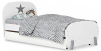 Кровать Polini Kids Mirum, белый фото Кровать Polini Kids Mirum, белый. Фото №1