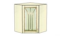 Шкаф настенный угловой Злата ЗТ-3660/МВ (-01). Фото №1