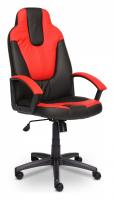Компьютерное кресло NEO2 кож/зам, черный/красный, 36-6/36-161  id -