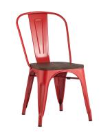 Стул TOLIX WOOD красный глянцевый