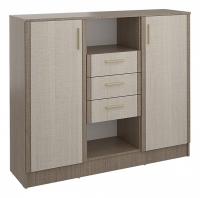 Юта СТЛ.359.07 Комод Крослайн карамель/Латте. Фото №1