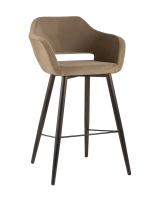 Стул барный Саймон велюр капучино фото Стул барный Саймон велюр капучино. Фото №1
