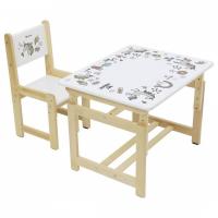 Набор учебный Polini kids Eco 400 SM, белый