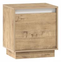 Тумба НМ 040.09 Virginia Белый Скандинавский/Дуб Бунратти