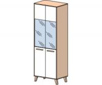 Шкафдвухдверный со стеклом Эрика