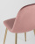 Стул Валенсия велюр пыльно-розовый золотые ножки. Фото №8