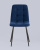 Стул Oliver велюр тёмно-синий фото Стул Oliver велюр тёмно-синий. Фото №5