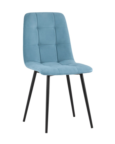 Стул Oliver велюр пыльно-голубой. Фото №2