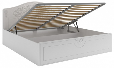 кровать 2000*1800 Ассоль  белое дерево. Фото