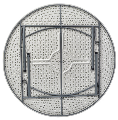 Стол круглый складной пластиковый Кейт 180 фото Стол круглый складной пластиковый Кейт 180. Фото №4