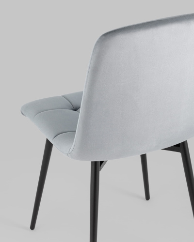 Стул Одди велюр серый. Фото №8