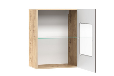 Шкаф навесной  Livorno  НМ 011.30-01, Софт Графит, Дуб Бунратти фото Шкаф навесной  Livorno  НМ 011.30-01, Софт Графит, Дуб Бунратти. Фото №2