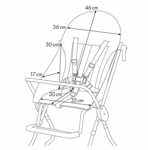 Стул для кормления Polini Kids 152, бежевый. Фото №12