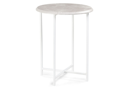 Журнальный стол, Грейс мрамор серый / белый. Фото №1