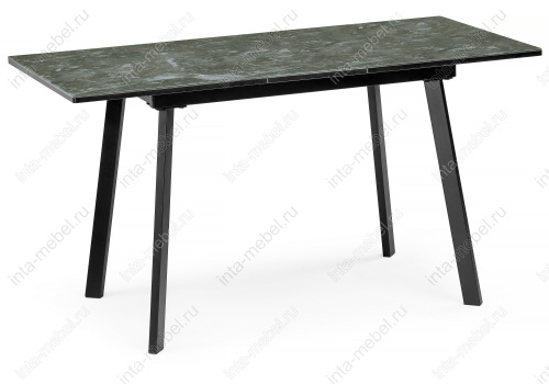 Стол деревянный Агни 110 королевский мрамор / черный матовый. Фото №2