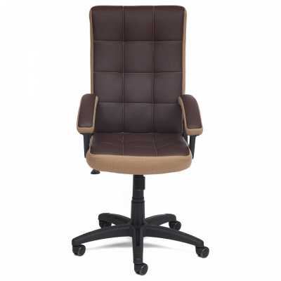 Компьютерное кресло TRENDY кож/зам, коричневый/бронзовый, 36-36/21. Фото №2