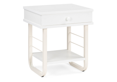 Тумба прикроватная Малгома белая. Фото