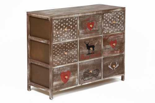 Комод с 9 ящиками Maritime 9 H x 16-007NS. Фото №1