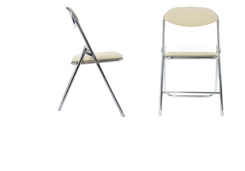 Стул Fold раскладной бежевый. Фото №9