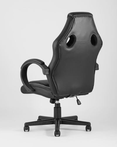 Кресло игровое TopChairs Renegade черное. Фото №9