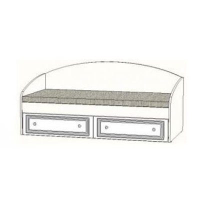 Тахта с двумявыдвижными ящиками АЙС. Фото №2