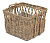 Корзина Secret De Maison Marga  натуральный ротанг, 35*50*48 см, Натуральный Кубу / Natural Kubu