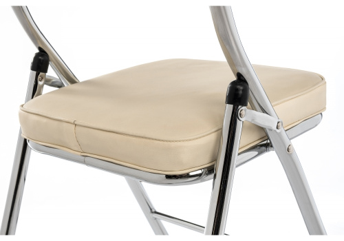 Стул раскладной бежевый. Фото №6