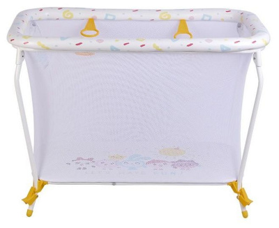 Манеж Polini Kids Малышарики Солнечный день, белый. Фото №4