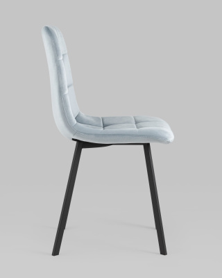 Стул Chilly велюр серо-голубой. Фото