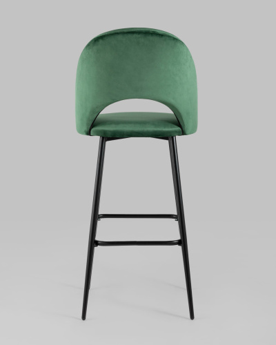 Стул барный Меган велюр зеленый. Фото №6