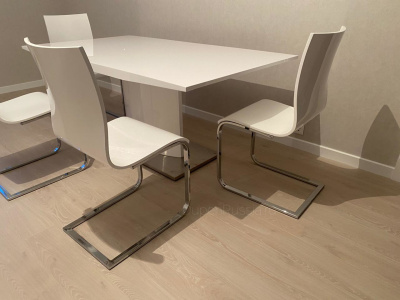 Стол DUPEN DT-01 белый. Фото №3