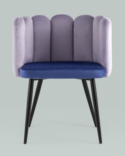 Кресло Карнавал сиреневое/синее. Фото №5
