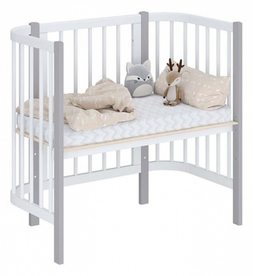 Кроватка Polini kids Simple 105, белый. Фото