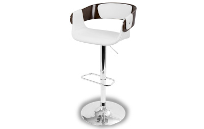 Стул барный JY1999 вишня/ белый. Фото