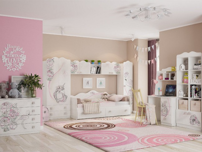 Фэнтези Шкаф комбинированный (с ящ. 1-створчатый). Фото