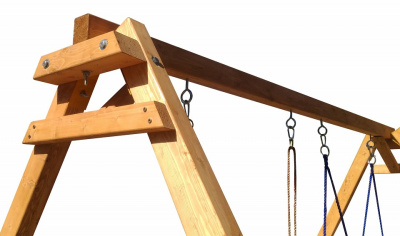 Качели детские Р911-2, коричневый. Фото