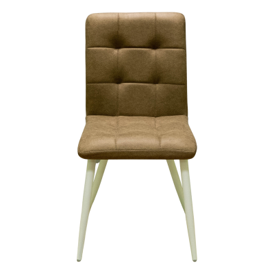 Стул Доби (Каркас (белый 9016 матовый) тк. коллекции Safari коричневый 021). Фото №2