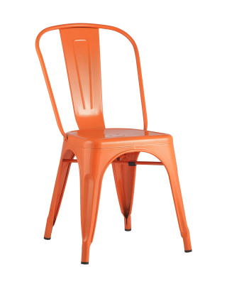 Стул TOLIX оранжевый глянцевый. Фото №2