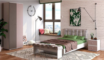 Шкаф платяной Мемори,бежевый фото Шкаф платяной Мемори,бежевый. Фото №4