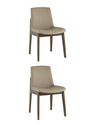 Стул LOKI экокожа бежевый 2 шт.. Фото №2