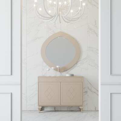 Узкая тумба NORA 3001.1 Almendra. Фото №2