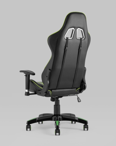 Кресло игровое TopChairs Corvette зеленое. Фото №7