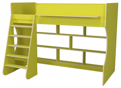 Кровать-чердак Р432-П Капризун 1, зеленый. Фото №3