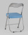 Стул складной ДЖОН металлик, голубой фото Стул складной ДЖОН металлик, голубой. Фото №9