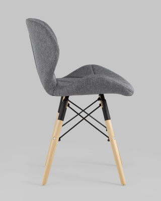 Стул Бон рогожка темно-серый. Фото №4