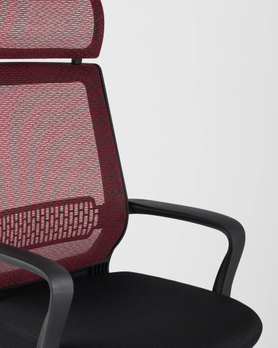 Кресло офисное TopChairs Style красное. Фото №10