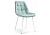 Стул Келми микровелюр светло-голубой / белый глянец