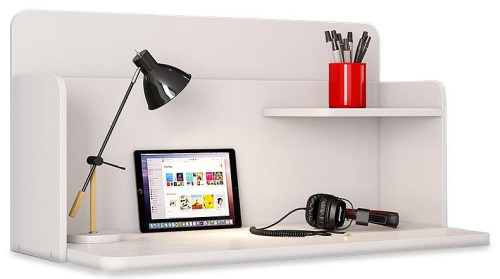 Стол навесной Polini Kids Mirum, белый. Фото №1