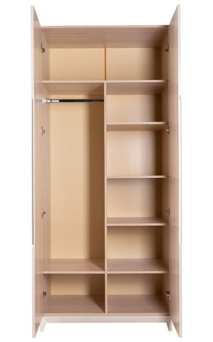 Шкаф двухстворчатый Сканди Жемчужно-белый. Фото №5