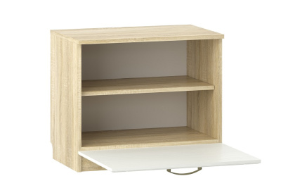 Тумба для обуви Оливия НМ 040.47  Белое дерево, Дуб Сонома. Фото №2